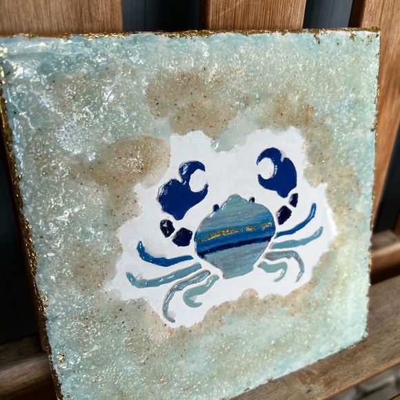 Crab Out Of Water Painting - Picture 5 of 11